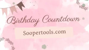Birthday Countdown