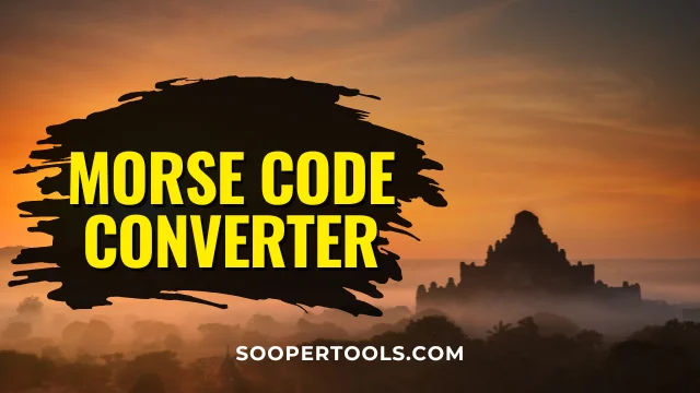 Morse Code Converter