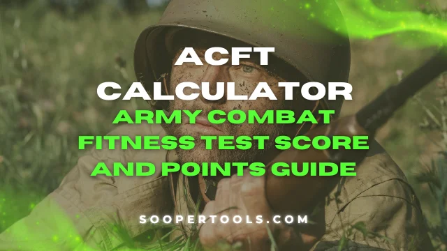 acft calculator