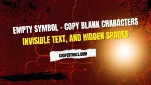 empty symbol