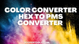 hex to pms converter