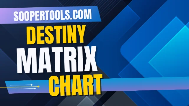 Destiny Matrix Chart