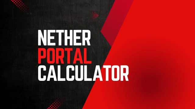 Nether Portal Calculator