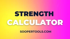 strength calculator
