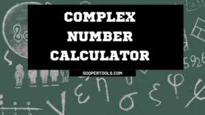 Complex Number Calculator