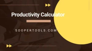 Productivity Calculator