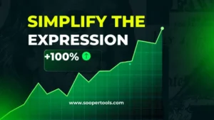 Simplify The Expression
