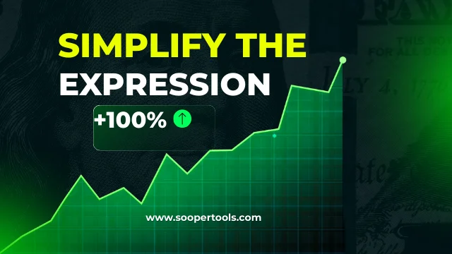 Simplify The Expression