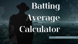 Batting Average Calculator