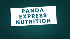 Panda Express Nutrition