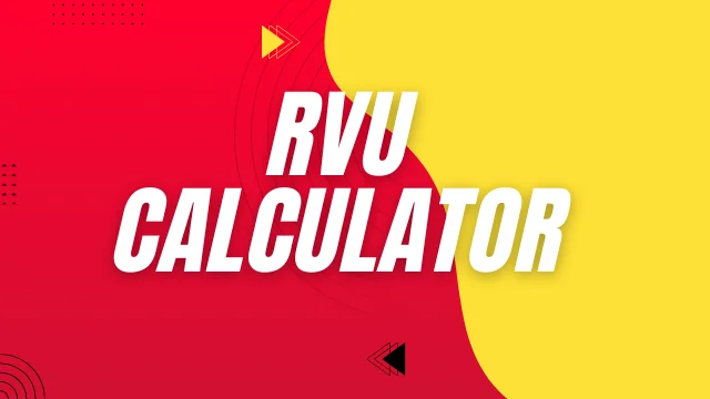 RVU Calculator