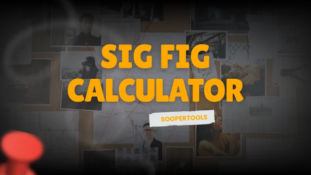 Sig Fig Calculator