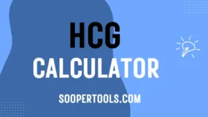 HCG Calculator