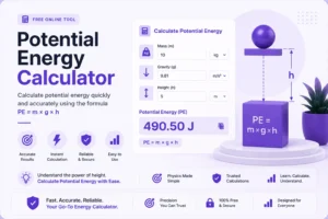 potential energy calculator