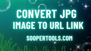 Convert JPG Image to URL Link