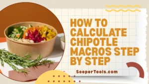 how to calculate chipotle macros