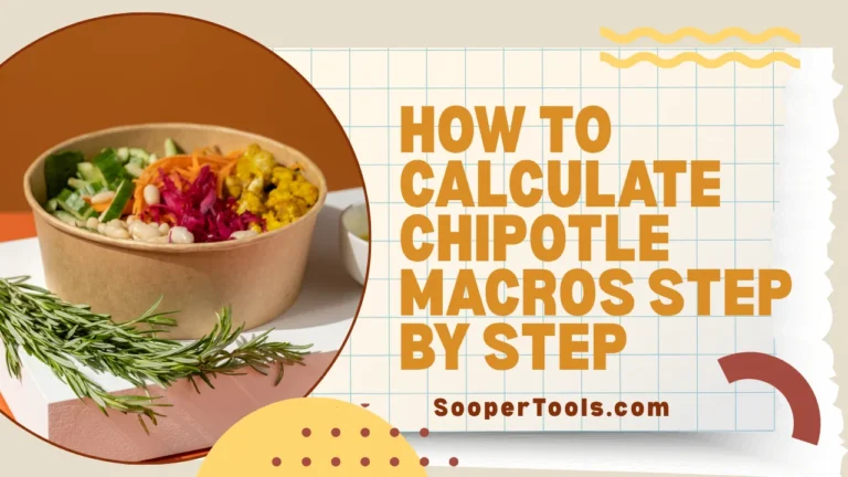 how to calculate chipotle macros