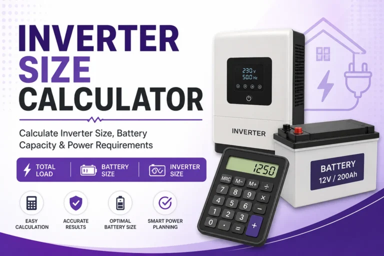 Inverter Size Calculator