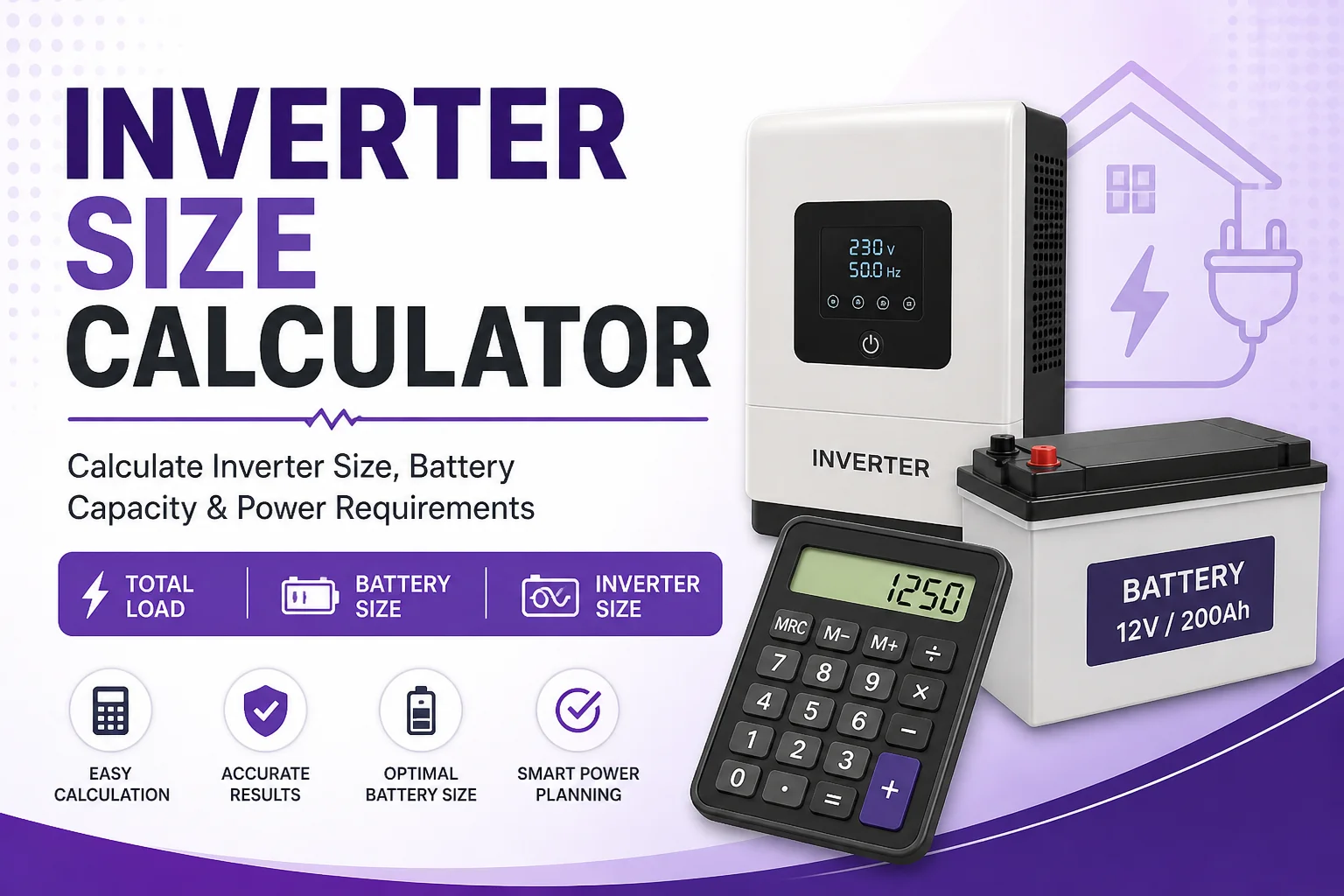 Inverter Size Calculator – Smart Power Setup Guide