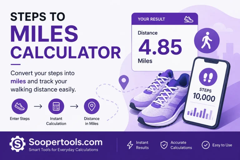 Steps to Miles Calculator