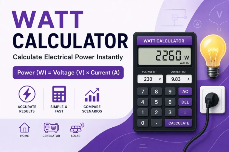 Watt Calculator