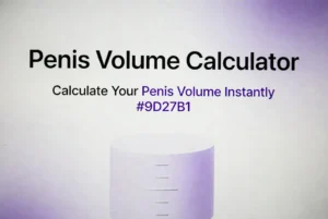 penis volume calculator
