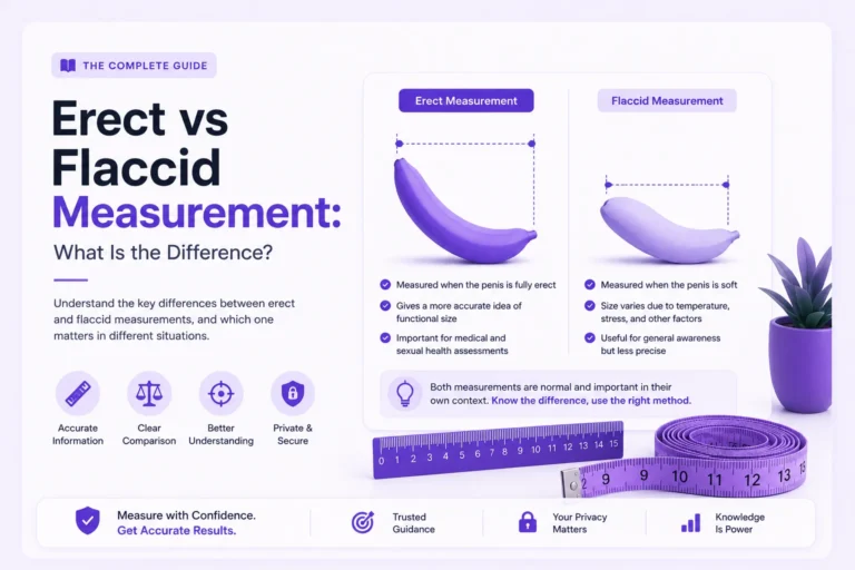 erect vs flaccid measurement