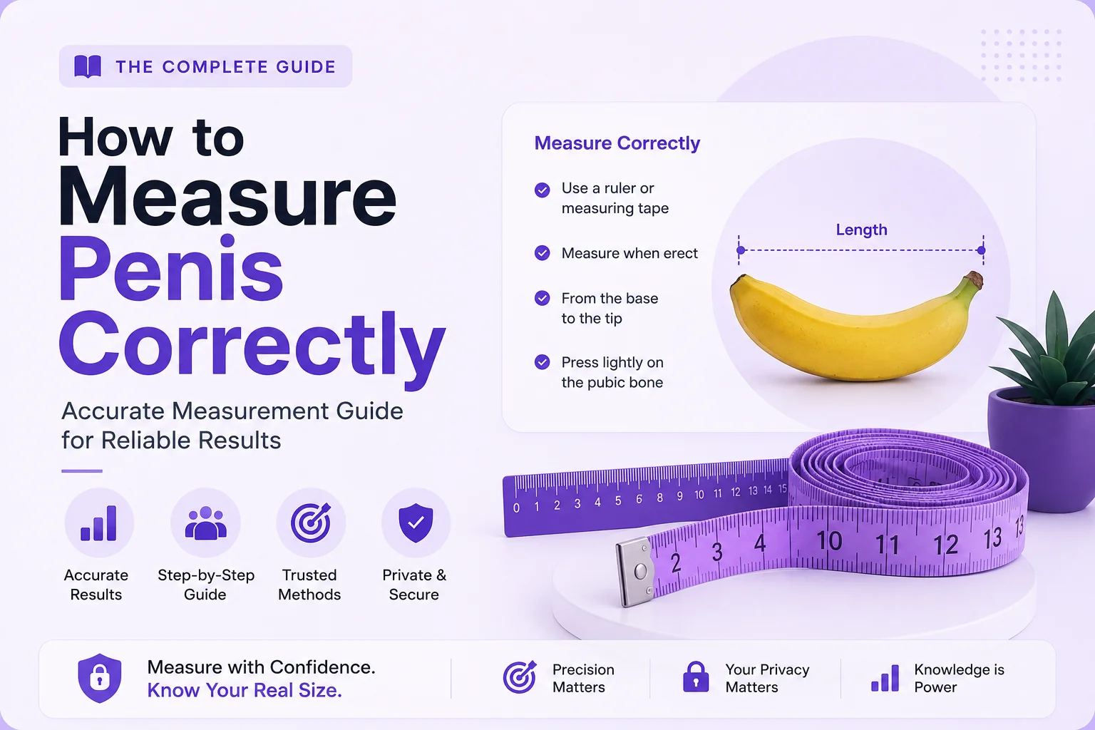 how to measure penis correctly